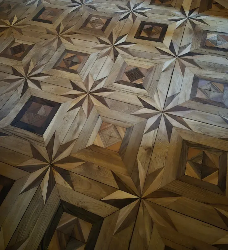 Pose de parquet imitation ancien à Wattrelos