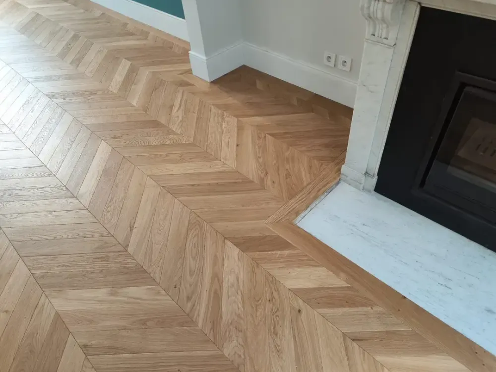 Pose parquet à Wattrelos